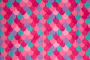 Pink Mermaid Fleece Blanket Bed - Daisy Roo's
