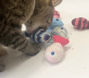 Knitted Cat Toy