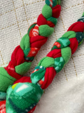 Load image into Gallery viewer, XL Braided Tug Toy-Holiday Print
