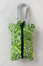 Load image into Gallery viewer, Green Bandana Waste Bag Holder
