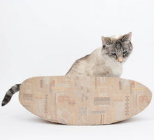 Load image into Gallery viewer, Tan stitches Cat Canoe - Daisy Roo&#39;s
