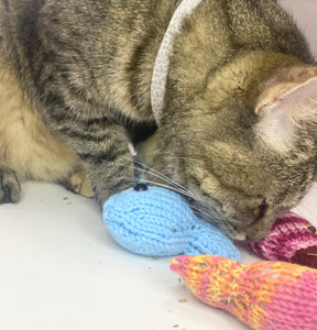 Knitted Cat Toy